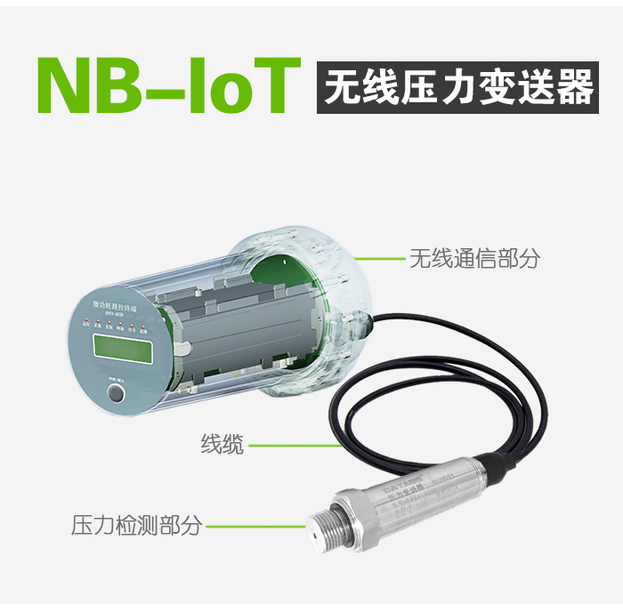 NB-IoT无线压力变送器组成部分