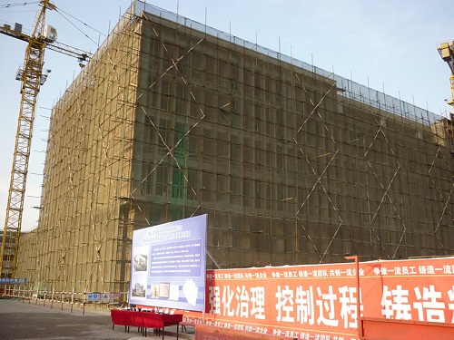 唐山平升新厂房建设现场