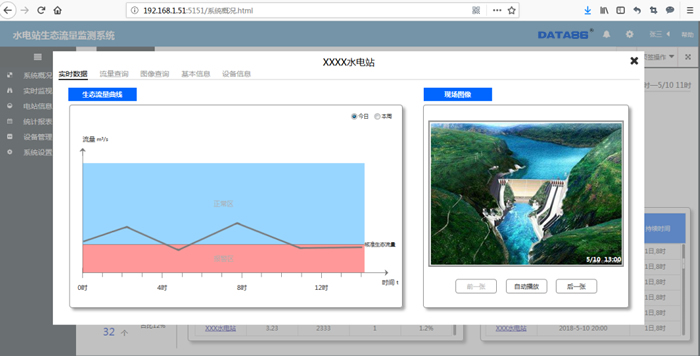 水电站下泄生态流量监测系统|水电站（水库）下泄流量在线监控装置|水电站（水库）下泄流量自动监测监控系统|水电站下泄水位、流量监测|下泄流量数据采集仪