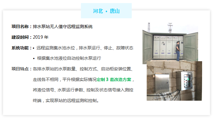 排水泵站无人值守系统——河北唐山市案例