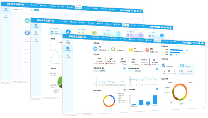 农村供水监管平台-智能统计分析