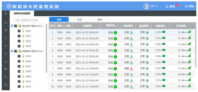智能消火监管系统